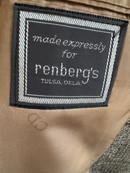 Vintage Christian Dior Silk Sport Coat in Walnut Tweed