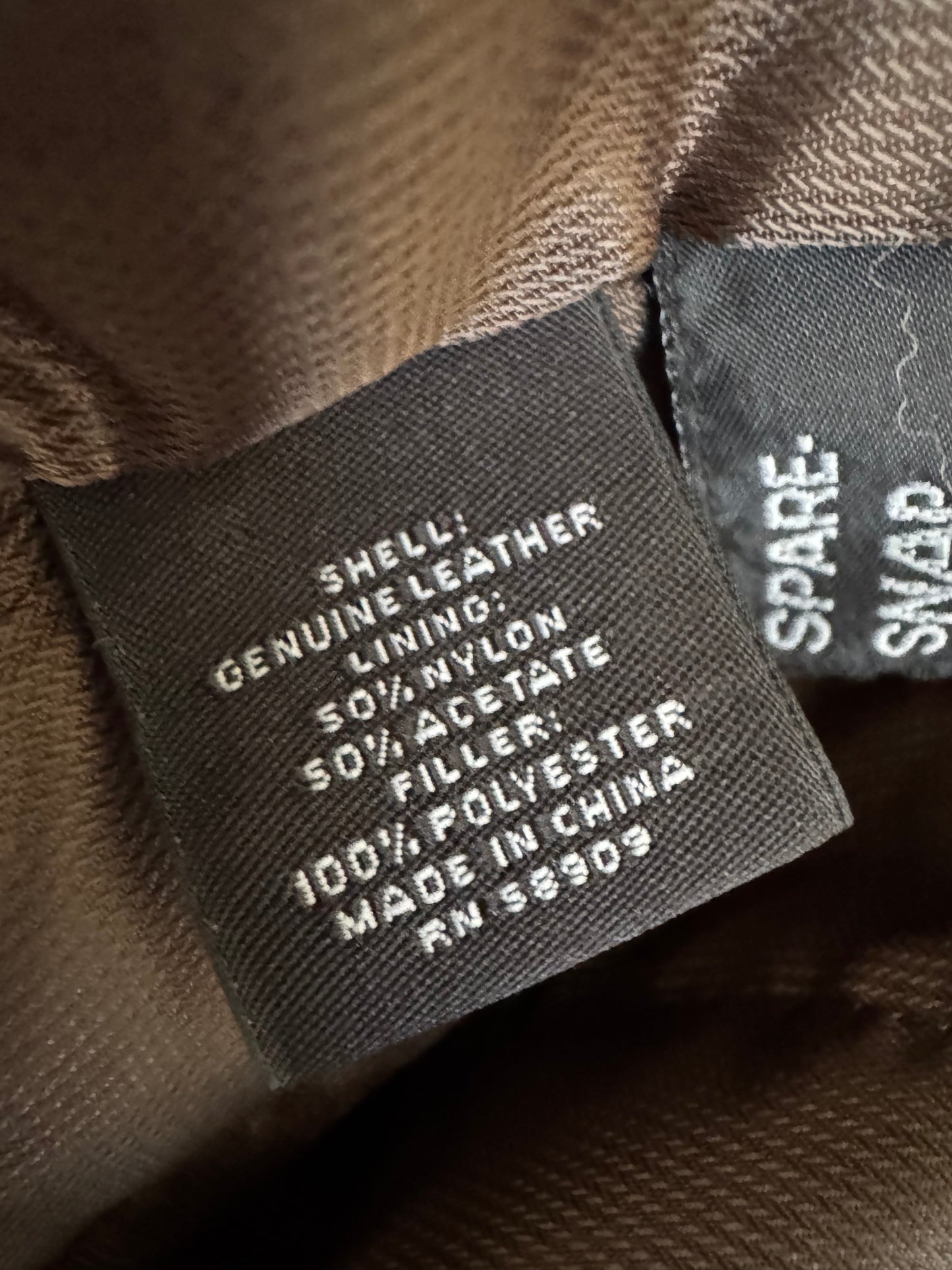 Reclaimed Suede Over Sized Bomber Jacket in Chocolate