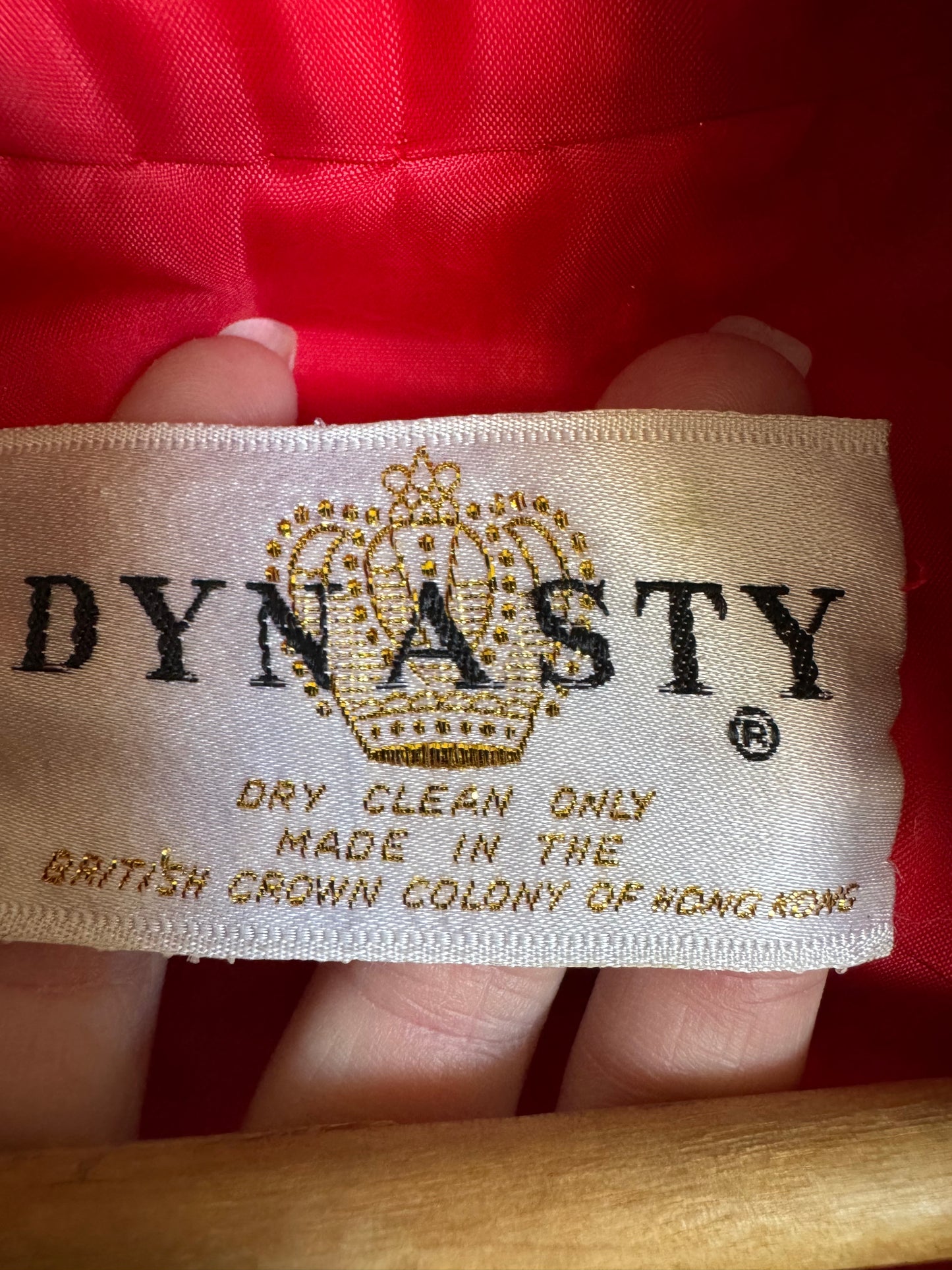 Vintage Dynasty Sequin & Beaded Jacket in Pink/Red