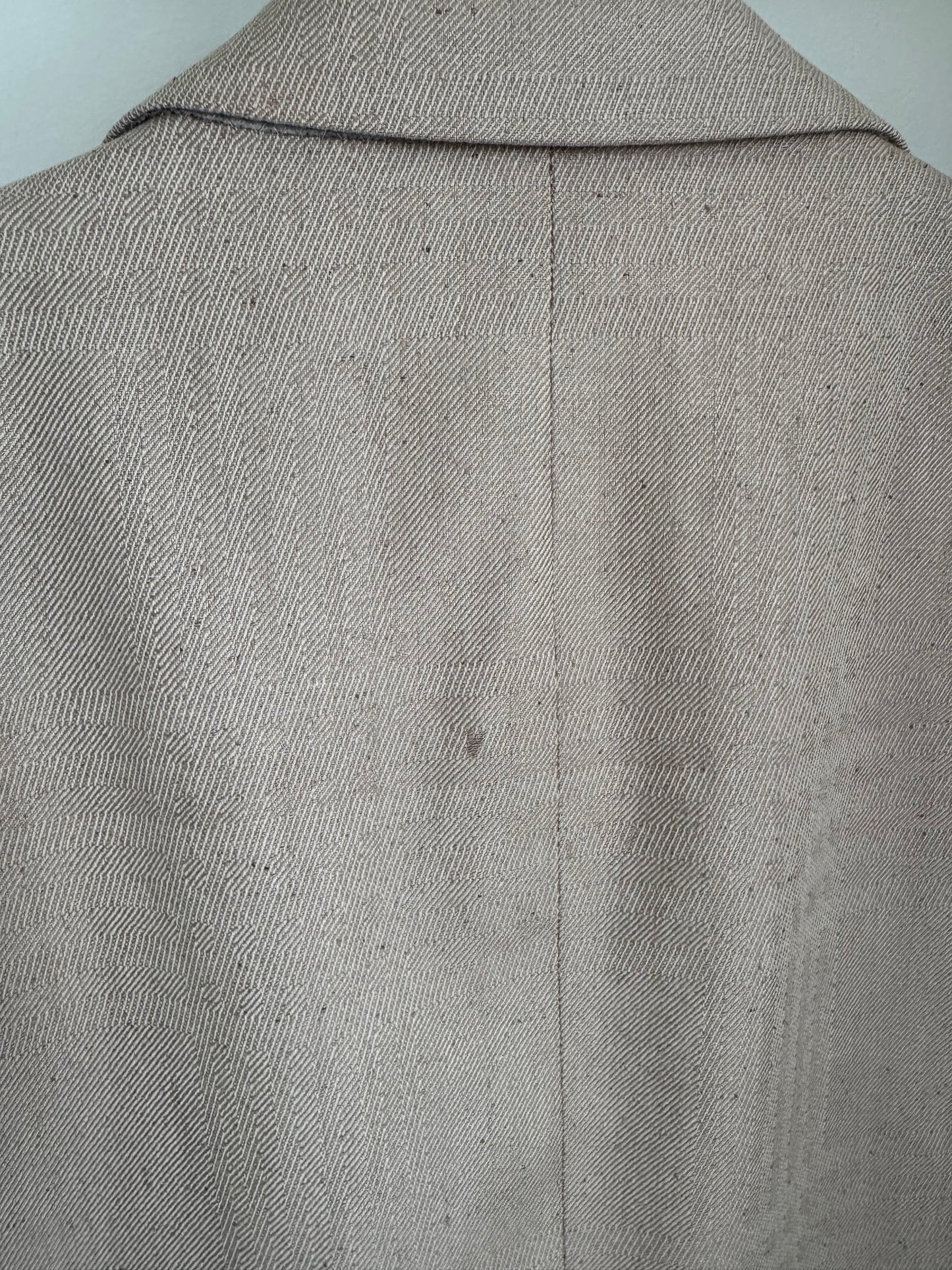 Vintage Yves Saint Laurent Silk Sport Coat in Sand