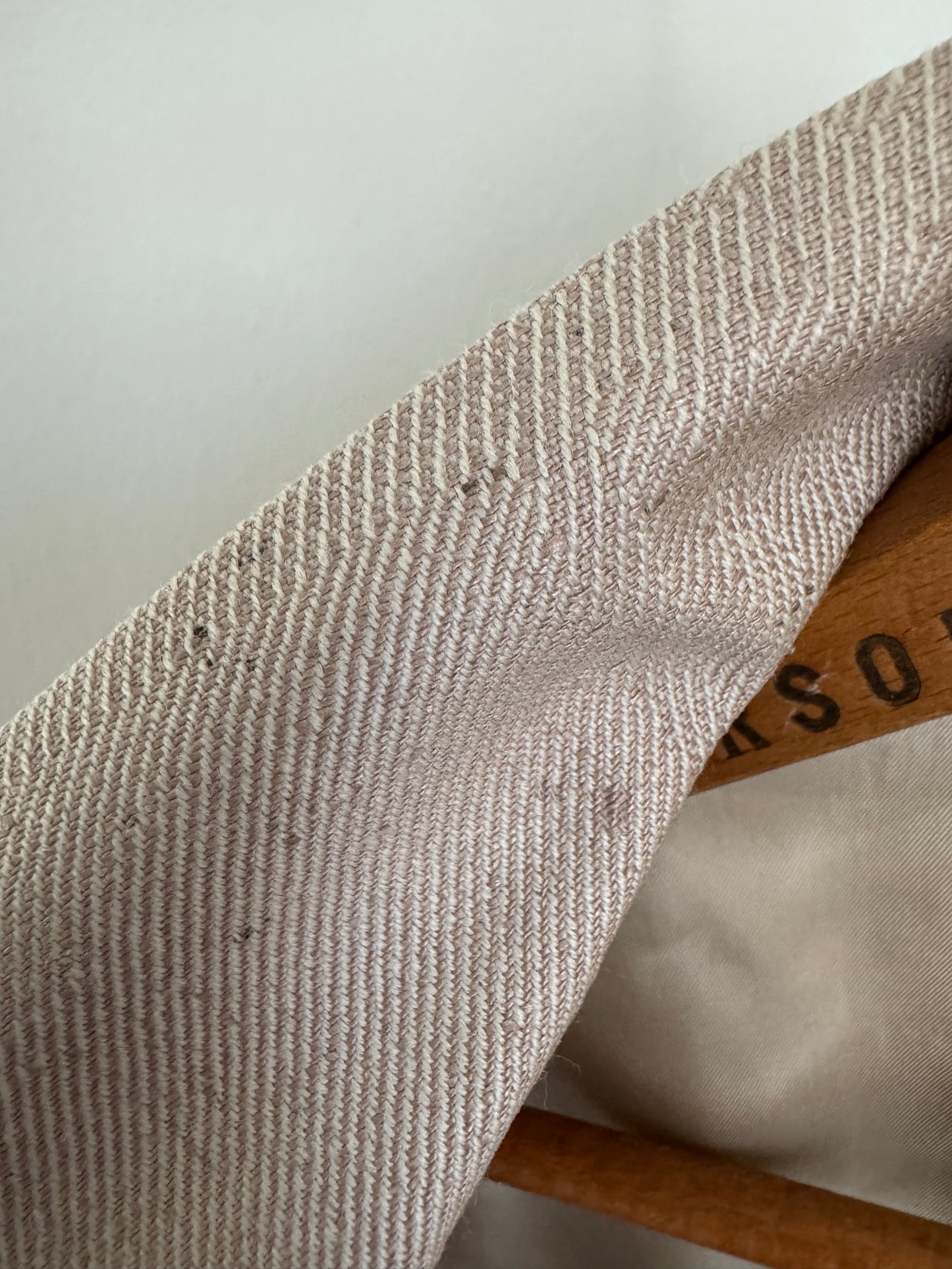 Vintage Yves Saint Laurent Silk Sport Coat in Sand