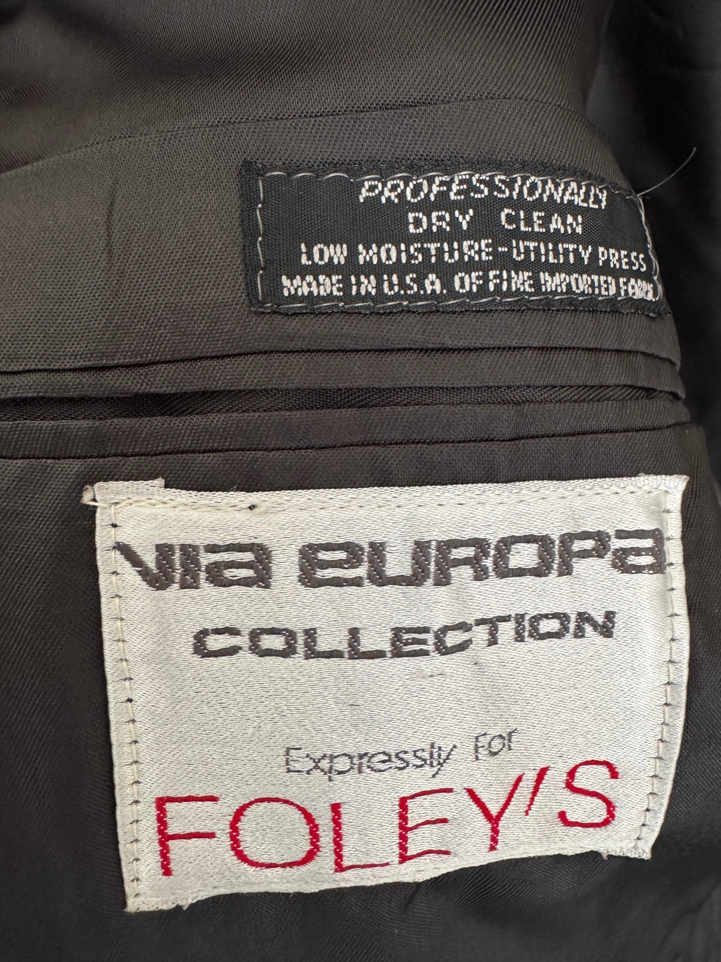 Vintage Pierre Cardin Silk Sport Coat in Black/Lavender Tweed