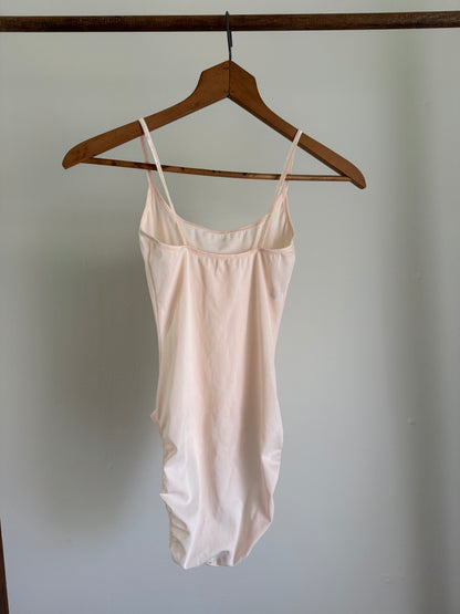 Reclaimed Body Suit in Ballet Pink