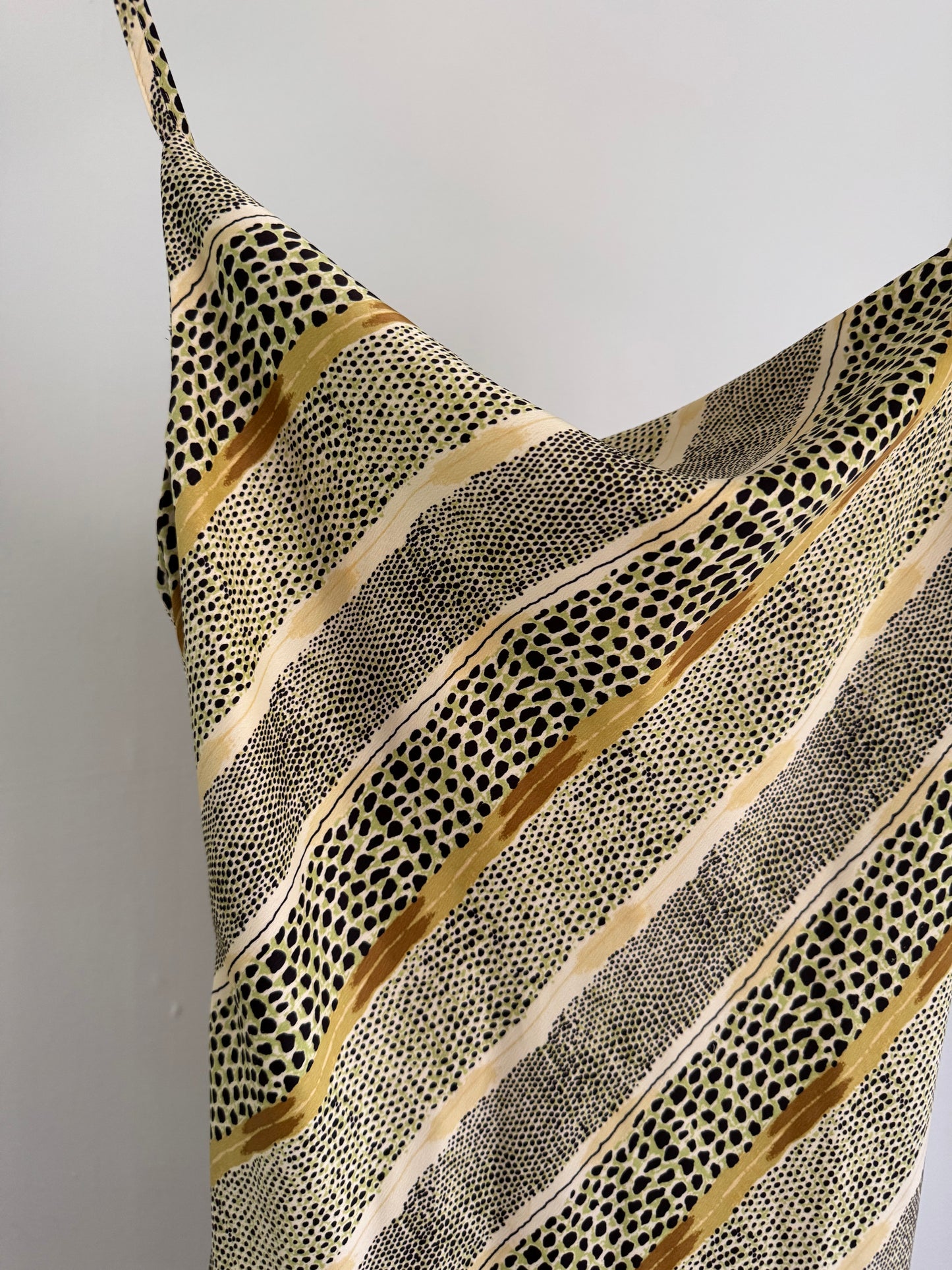 Reclaimed Snake Print Mini Dress