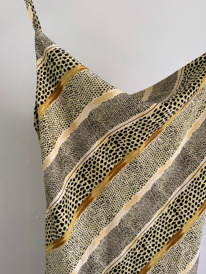 Reclaimed Snake Print Mini Dress