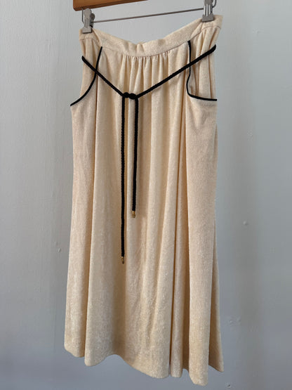 Vintage Patty O'Neil Top and Skirt Set in Butter