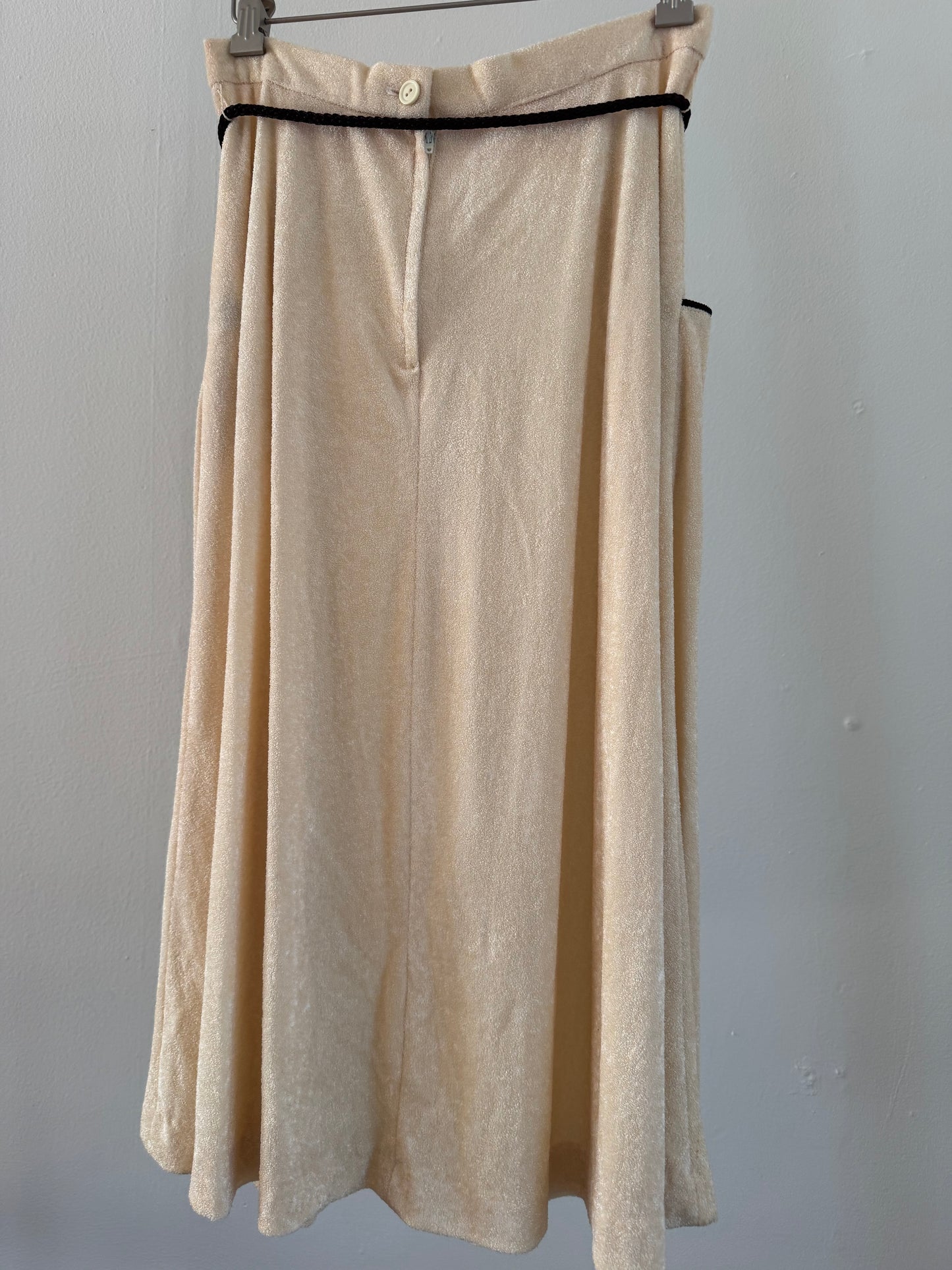 Vintage Patty O'Neil Top and Skirt Set in Butter