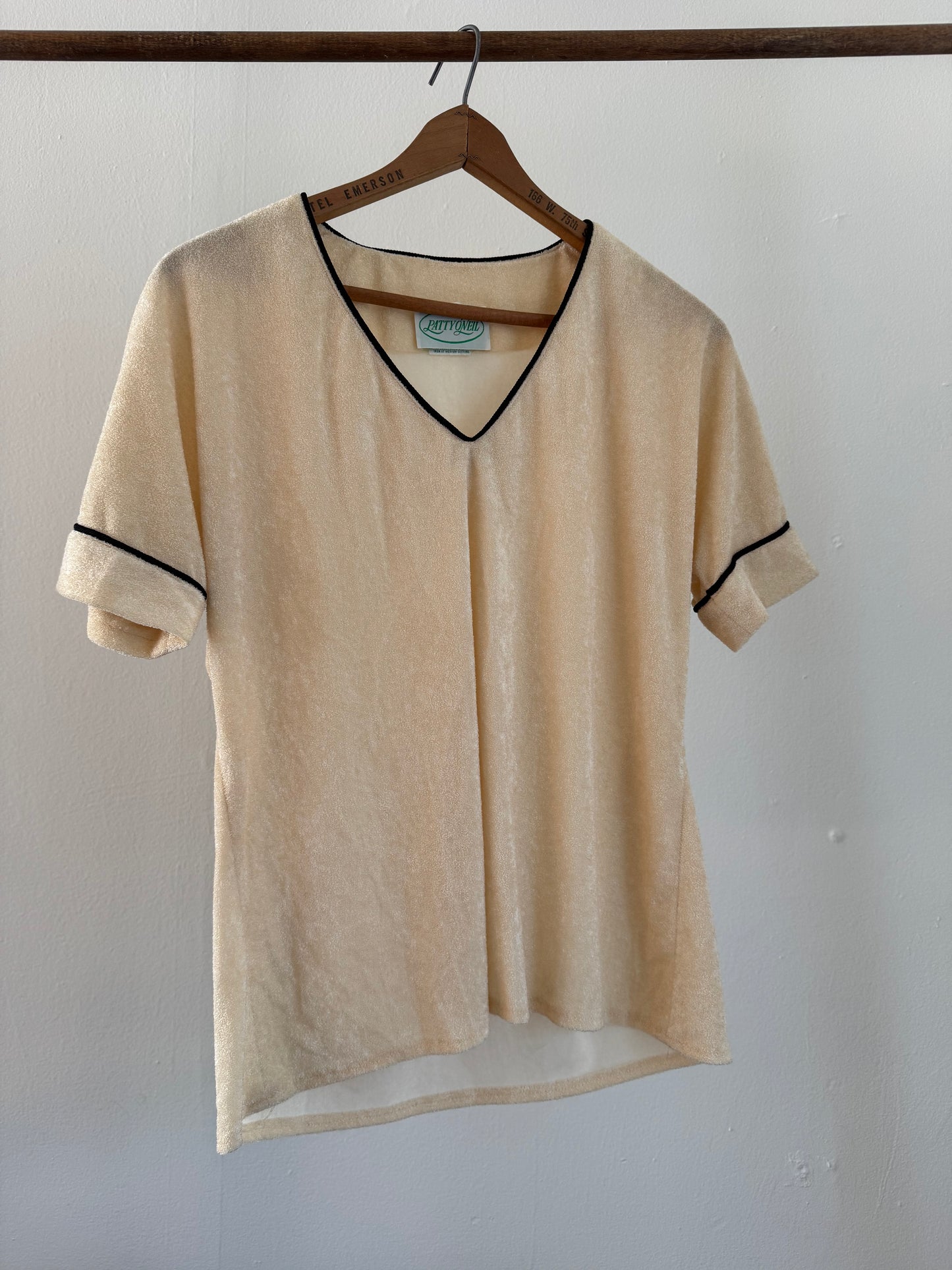 Vintage Patty O'Neil Top and Skirt Set in Butter