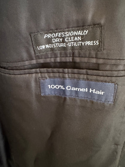 Reclaimed Camel Hair Sport Coat in Black