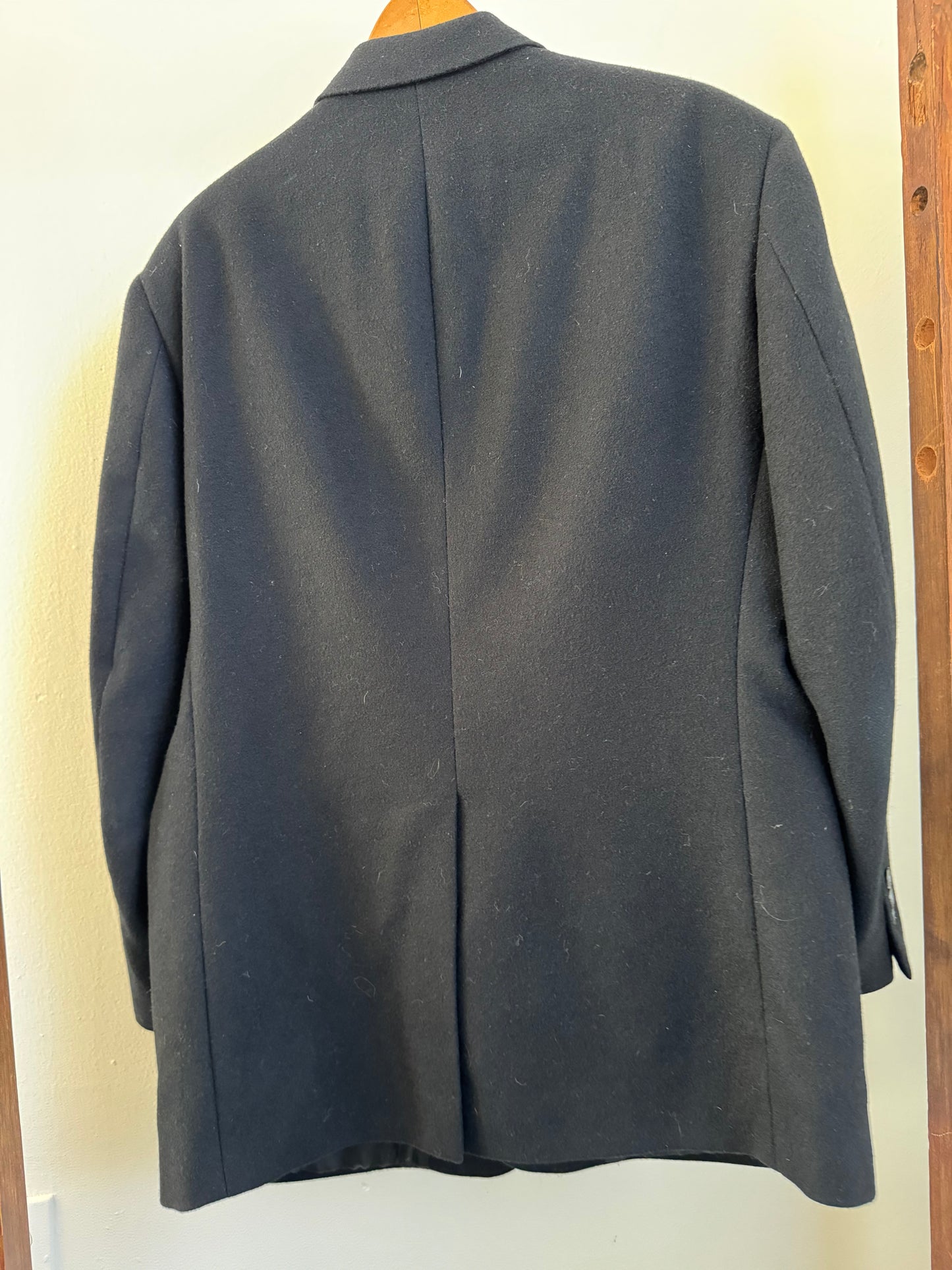 Reclaimed Camel Hair Sport Coat in Black