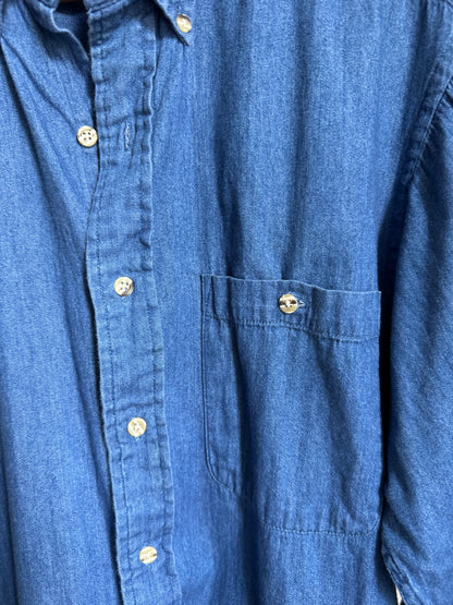 Reclaimed Van Heusen Denim Button Down Shirt
