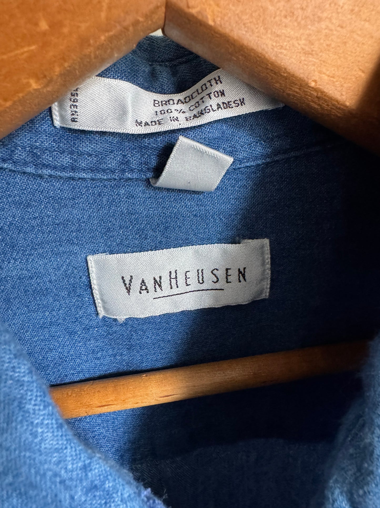 Reclaimed Van Heusen Denim Button Down Shirt