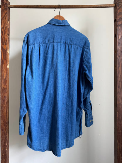 Reclaimed Van Heusen Denim Button Down Shirt