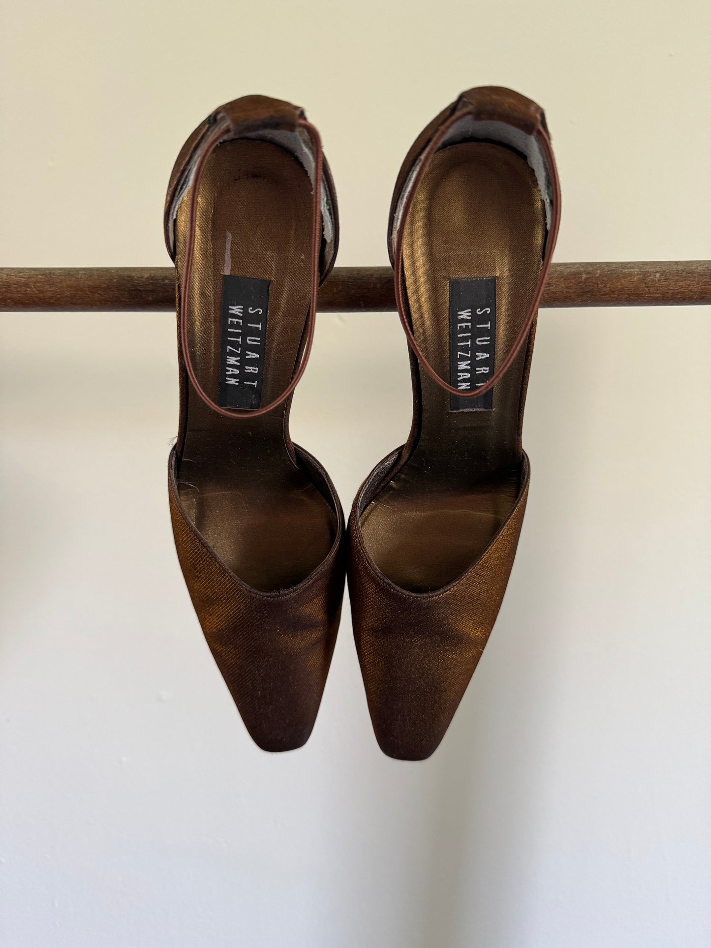 Reclaimed Stuart Weitzman Copper Heels