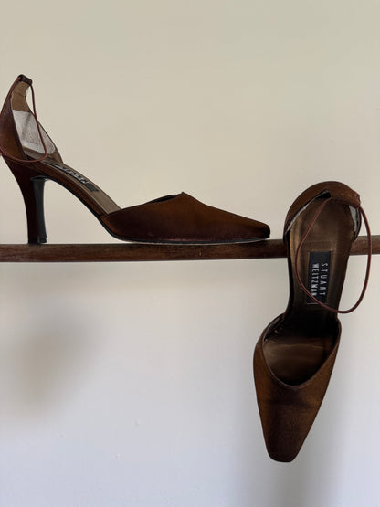 Reclaimed Stuart Weitzman Copper Heels