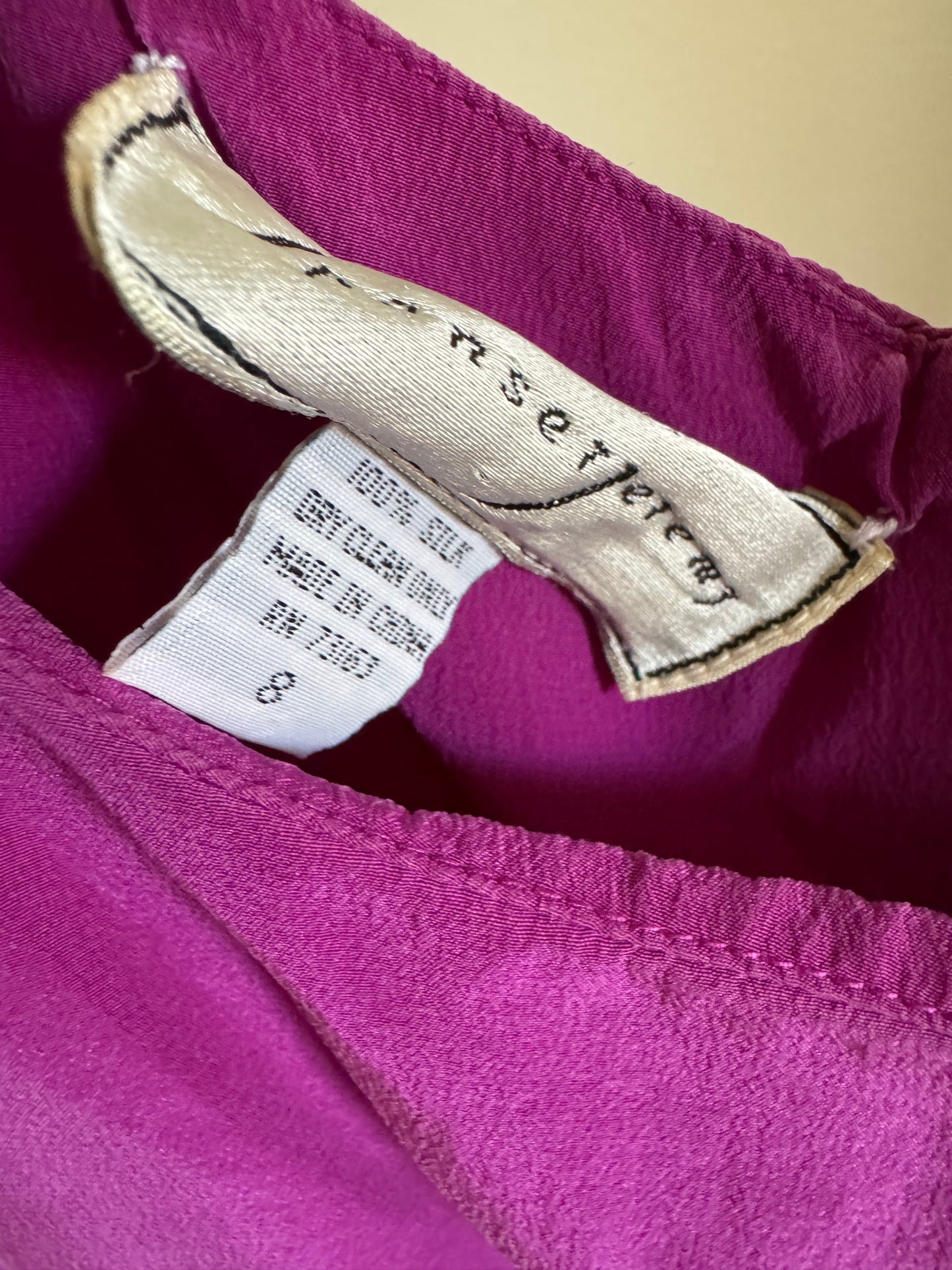 Vintage Spenser Jeremy Silk Sarong Tank Dress in Orchid