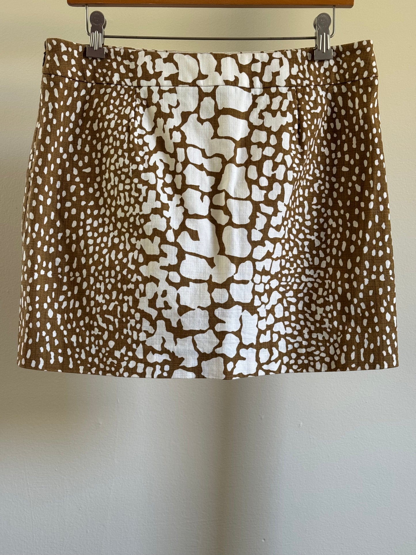 Reclaimed J Crew Cotton Safari Mini Skirt