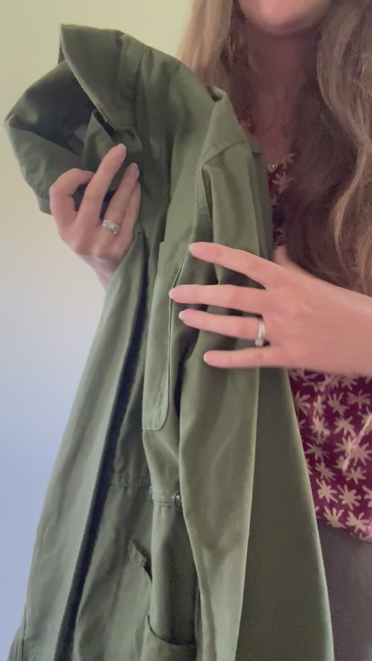 Vintage Coveralls in Dark Olive